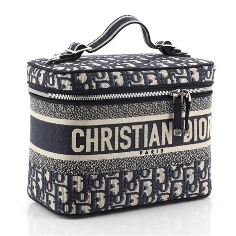 dior travel bag black|christian Dior vanity bag.